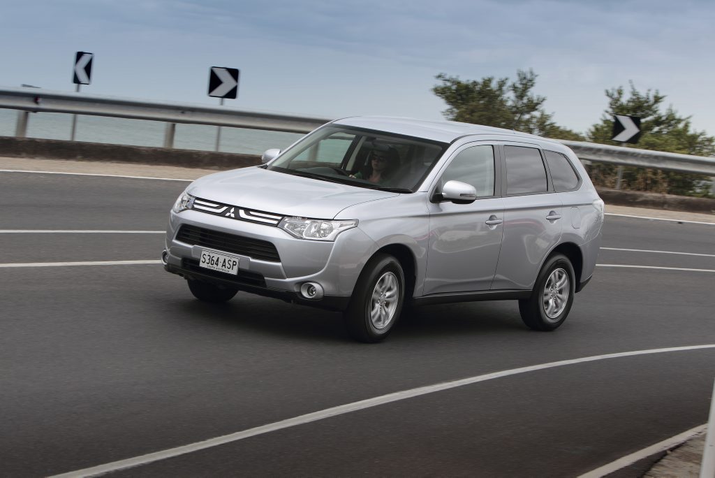The Mitsubishi Outlander LS. The Mitsubishi Outlander LS.